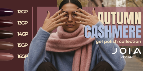 Зустрічайте лімітовану осінню капсулу гель-лаків Autumn Cashmere JOIA vegan!