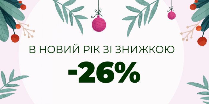 В Новый Год со скидкой -26%!