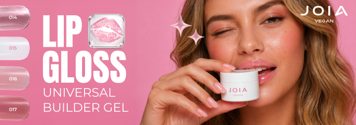 Презентуємо чотири нові глянцеві відтінки Universal Builder Gel JOIA vegan!