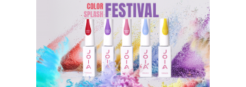 Зустрічайте пʼять нових яскравих відтінків гель-бази PolyLiquid Gel JOIA vegan!