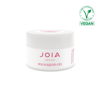 Гель-база PolyLiquid Gel Delicate White, JOIA Vegan, 15 Мл
