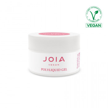 Гель-база PolyLiquid Gel Pink Lace, JOIA Vegan, 15 Мл