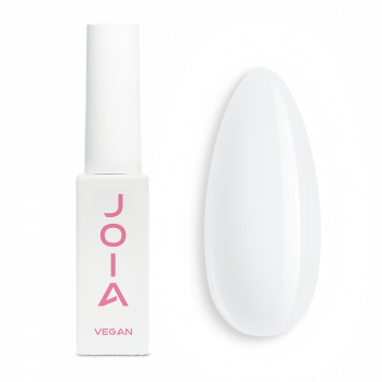 Гель-лак белый JOIA vegan №004, полупрозрачная текстура (6 мл)