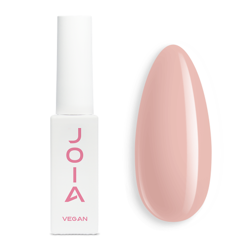 Гель-лак бежевий JOIA vegan №005, напівпрозора текстура (6 мл)