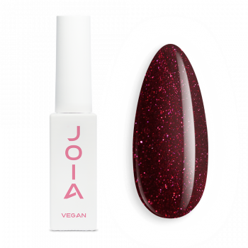 Гель-лак червоний JOIA vegan №038, з шиммером (6 мл)