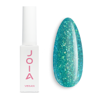 Гель-лак светоотражающий бирюзовый JOIA vegan №068, с шиммером (6 мл)
