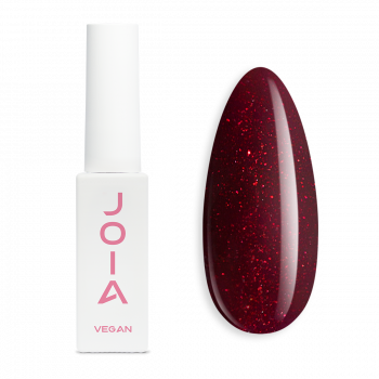 Гель-лак бордо JOIA vegan №168, с шиммером (6 мл)