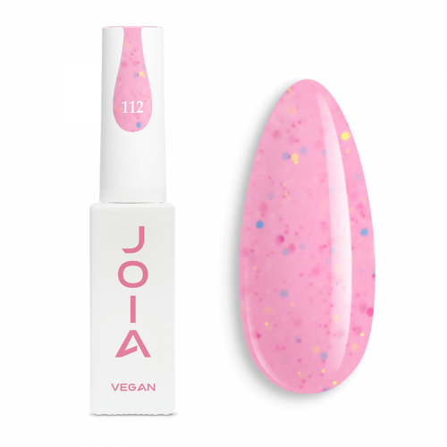 Гель-лак JOIA vegan 112, Cotton candy, light pink, 6 мл