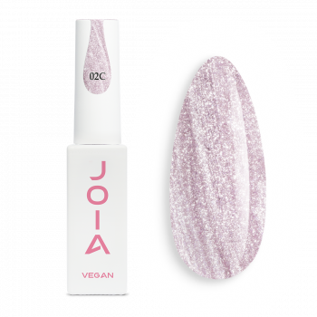 Гель-лак JOIA vegan Cat Eye 02C Rose Quartz Dust, 6 мл
