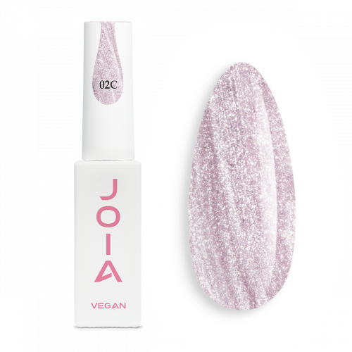 Гель-лак JOIA vegan Cat Eye 02C Rose Quartz Dust, 6 мл