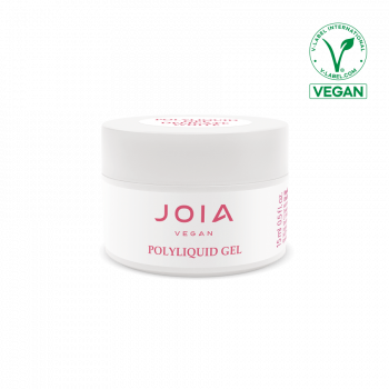 Гель-база PolyLiquid Gel Delicate White, JOIA Vegan, 15 Мл