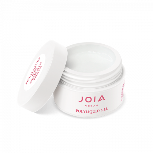 Гель-база PolyLiquid Gel Delicate White, JOIA Vegan, 15 Мл