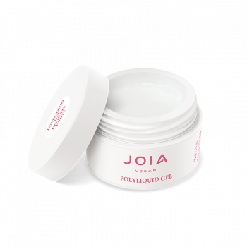 Гель-база PolyLiquid Gel Delicate White, JOIA Vegan, 50 Мл