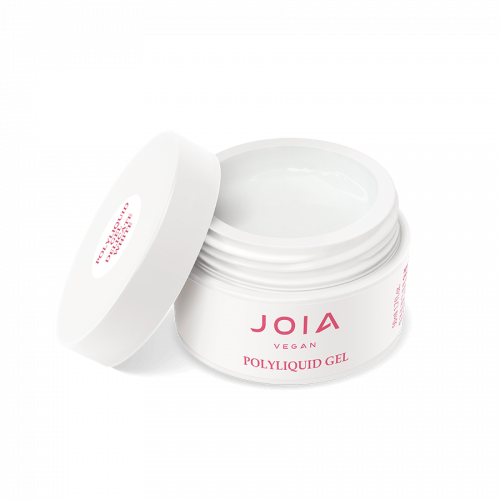 Гель-база PolyLiquid Gel Delicate White, JOIA Vegan, 50 Мл