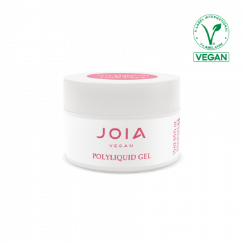 Гель-база PolyLiquid Gel Pink Lace, JOIA Vegan, 15 Мл