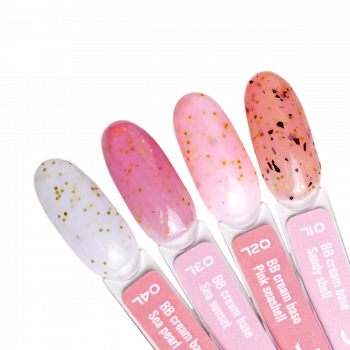 Палітра на тіпсах BB Cream Base JOIA vegan Shiny Shell, 4 кольори
