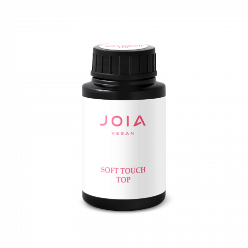 Топ для гель-лаку Soft Touch Top No Wipe, матовий, JOIA vegan, 30 мл