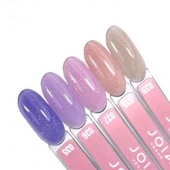 Палітра на тіпсах Creamy Builder Gel JOIA vegan 035-039, 5 кольорів
