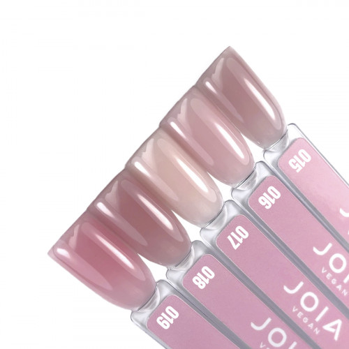 Палитра на типсах PolyLiquid gel JOIA vegan, 15-19