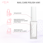 Лак для нігтів Nail care polish 4in1 JOIA vegan, 01 Ideal white, 8 мл